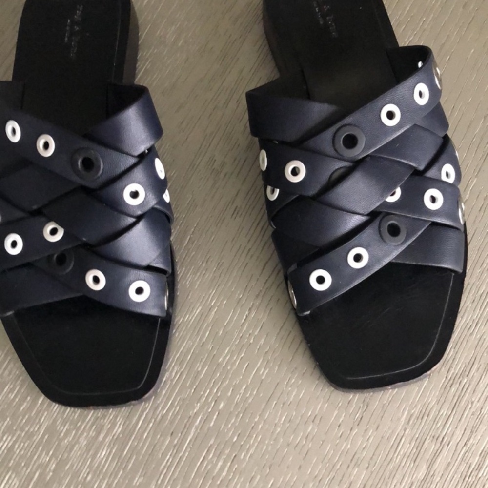 Rag & Bone  Black Slide Sandals size 35 - Picture 4 of 12